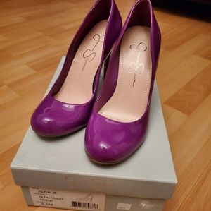 Jessica Simpson Ultra Violet Patent Heels